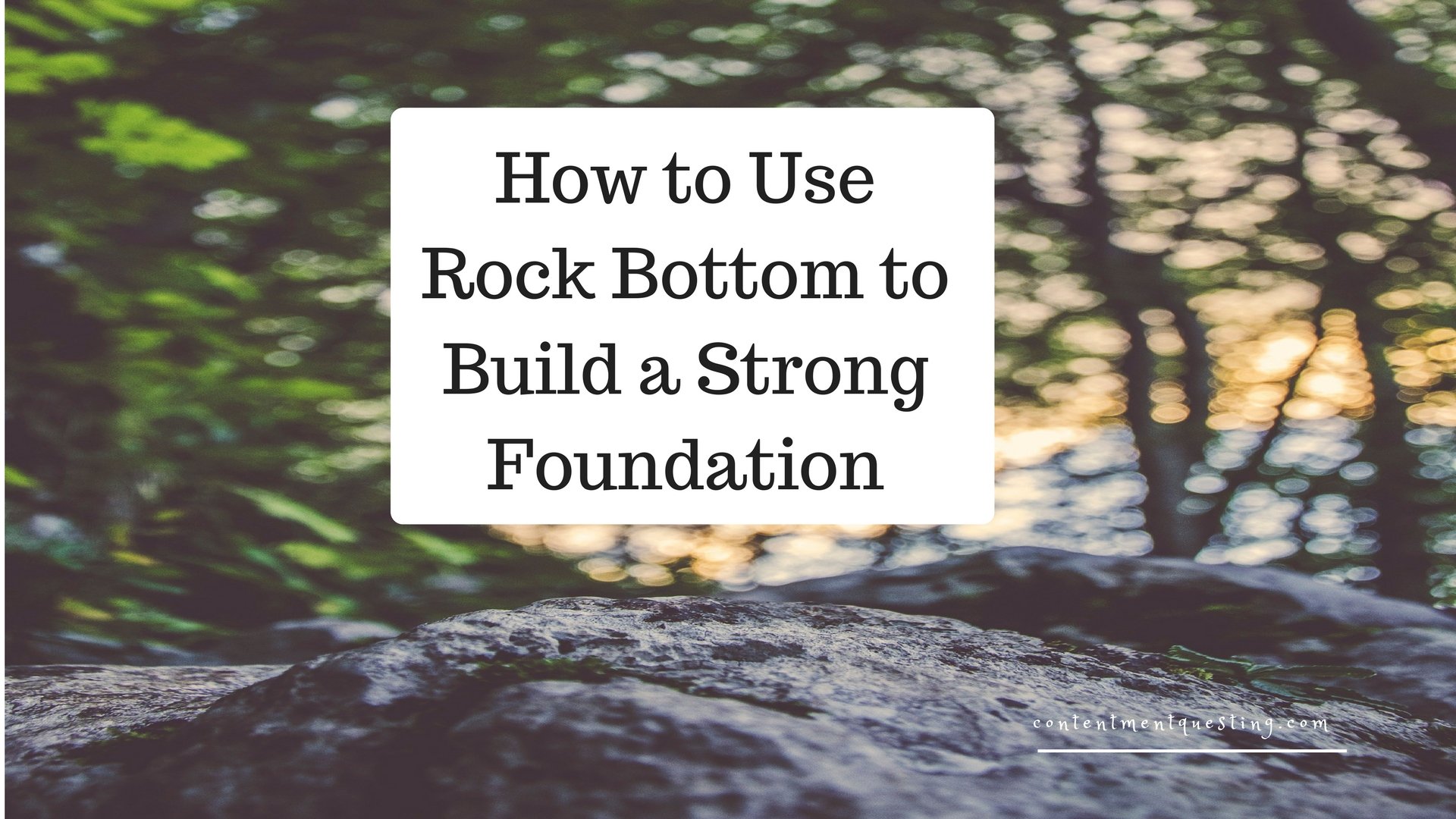 rock bottom the rock