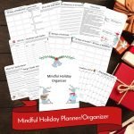 mindful holiday planner title image